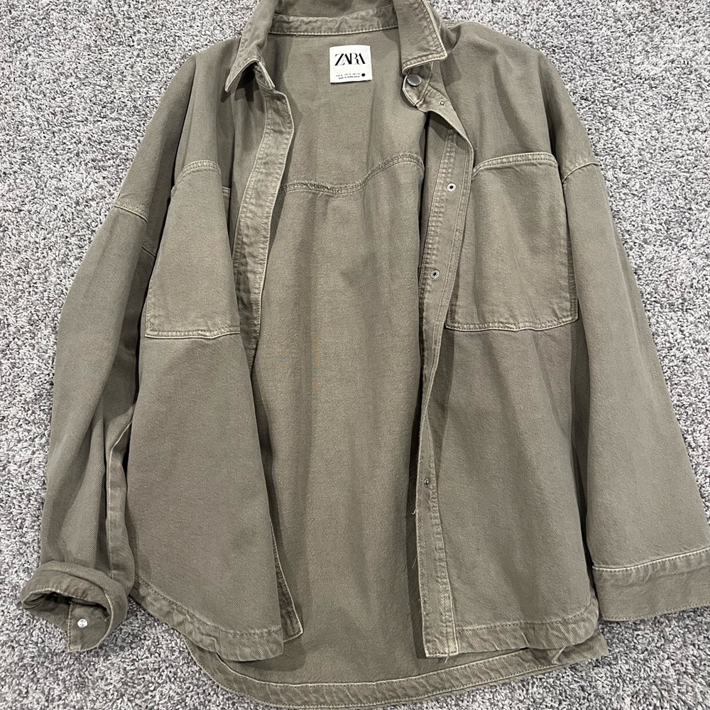 Zara Olive Green Jacket